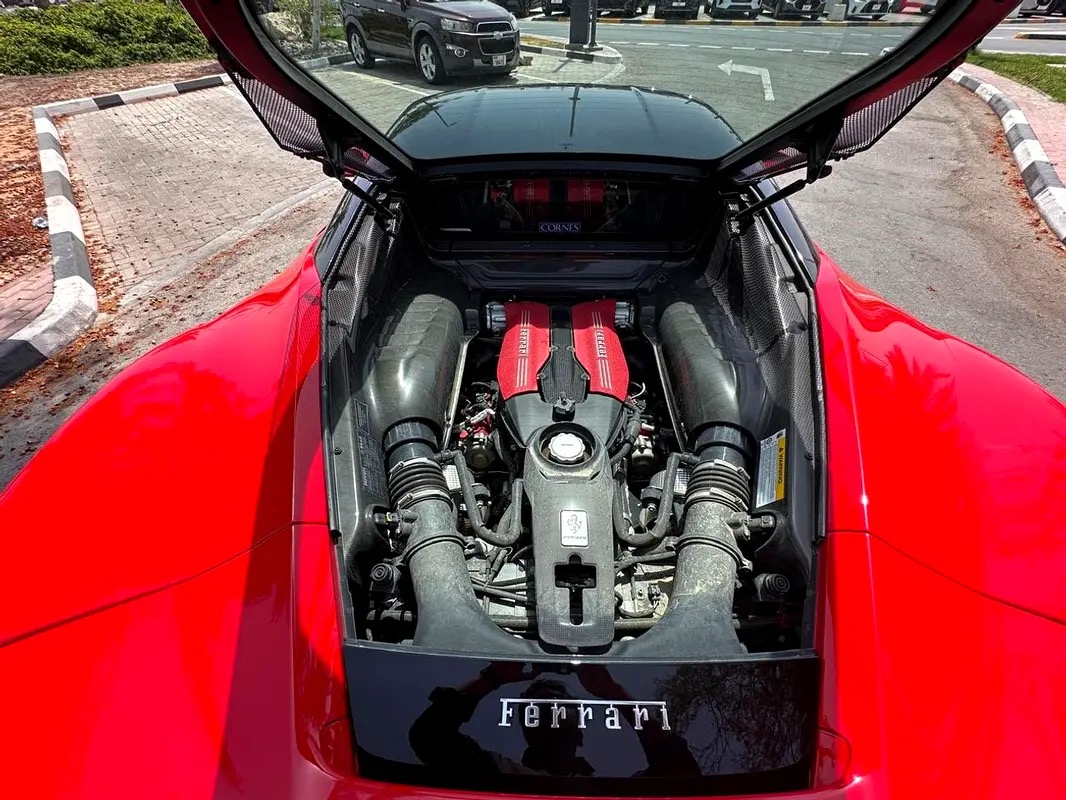 Red Ferrari 488 GTB Base 2017